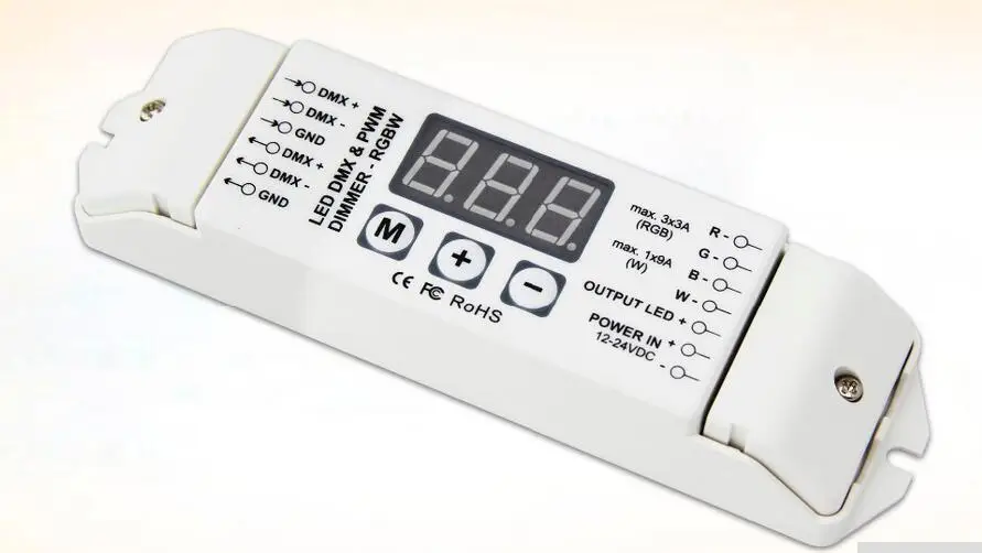 

BC-834- 5V PWM DC12V-DC24V DMX512 to 5V PWM преобразователь сигнала 4CH выход