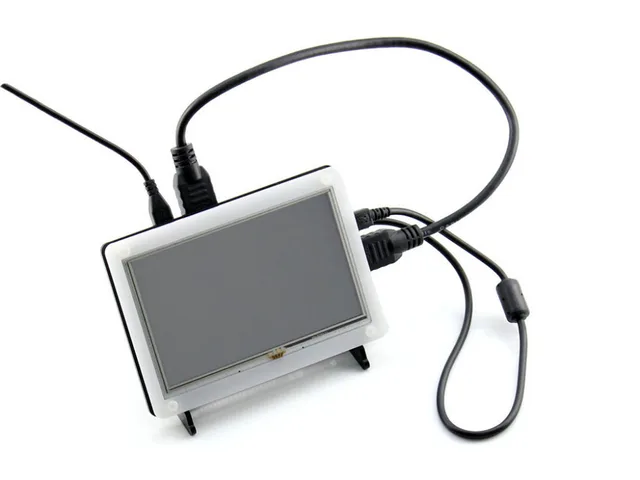 Waveshare 800*480 5inch HDMI LCD (B) with bicolor Case Resistive Touch Screen Support Raspberry Pi Banana Pi/Pro BB Black etc