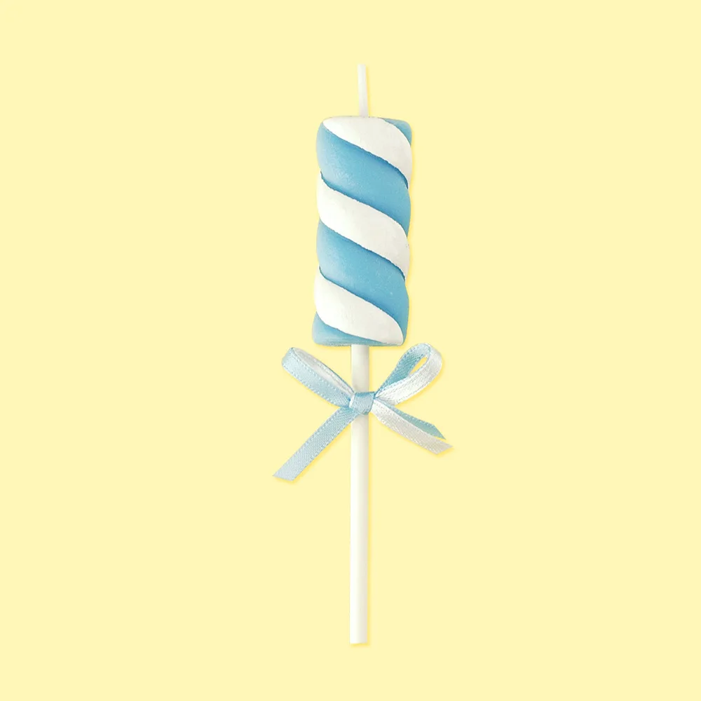 День рождения Фигура свечи/синий бант свечи-цифры/ребенок день рождения Юбилей розовый ручной работы ароматическая свеча - Цвет: blue 1