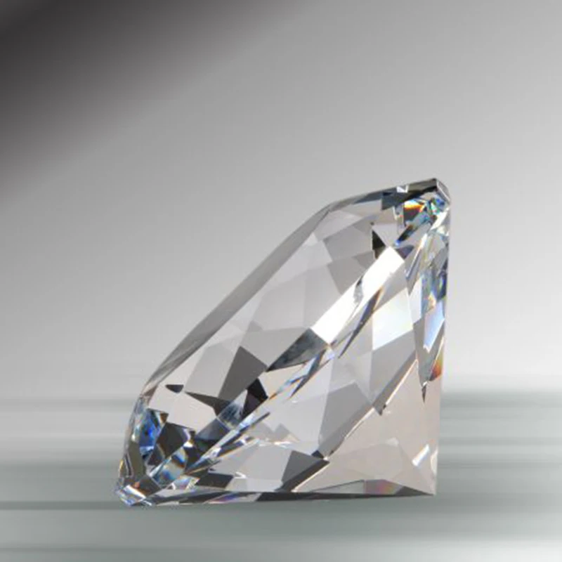 Shining Huge 100mm Crystal Diamond Shaped Cut Glass Paperweight Wedding Decor Gifts Hot 3