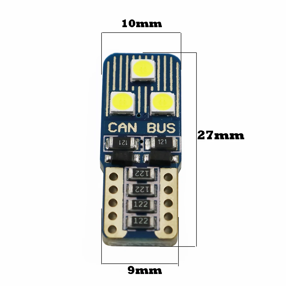 YSY 200X T10 W5W супер яркий 3030 2/4/6/8/10 SMD LED CANBUS без ошибок резервного копирования