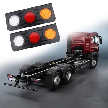 

2Pcs DC 12V Led Tail Light For Caravanas Autocaravanas Truck Trailers IP67 Waterproof Auto Rear Stop Tail Turn Lamp Light