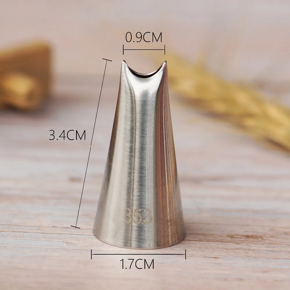 Description Picture 2 of item#353 Cake Decorating Tips Icing Tips Nozzle Decorating Mouth Baking & Pastry Tools Create Heart Shape Cream