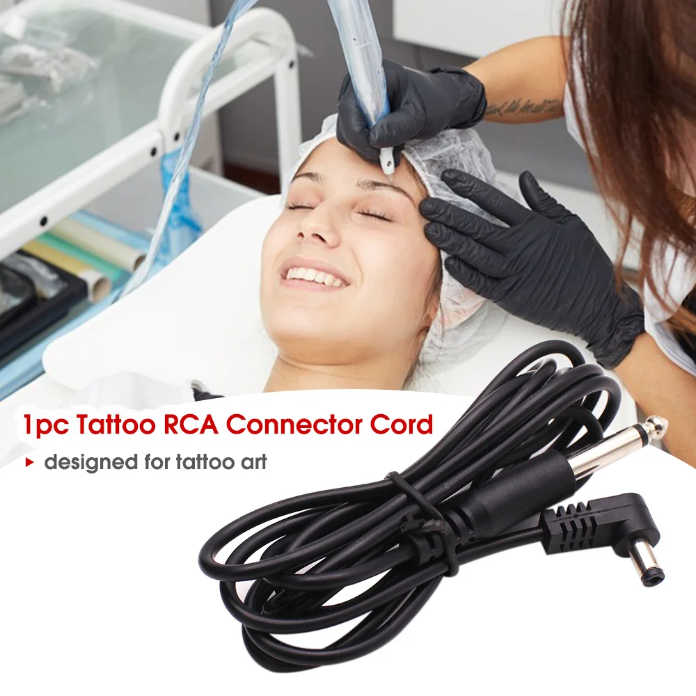 Силиконовые Мягкие татуировки RCA соединитель шнуры кабель для роторной ручка