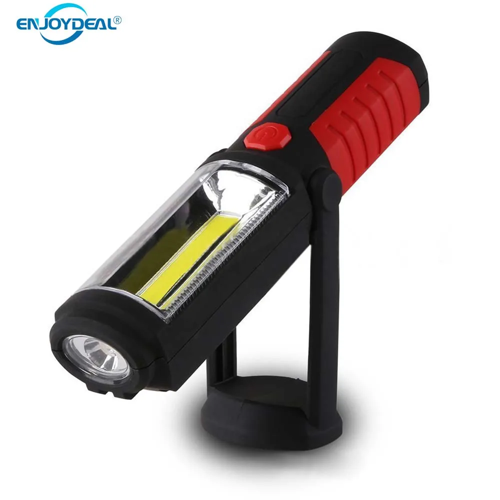 Portable Rechargeable Magnetic COB LED Work Light Lamp Folding Inspection Torch