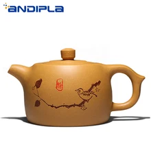 290cc аутентичный Исин чай горшок фиолетовая глина Jing Lan горшок мастер ручной работы Китайский Здоровый кунг-фу чай набор чайная посуда варить чай чайник