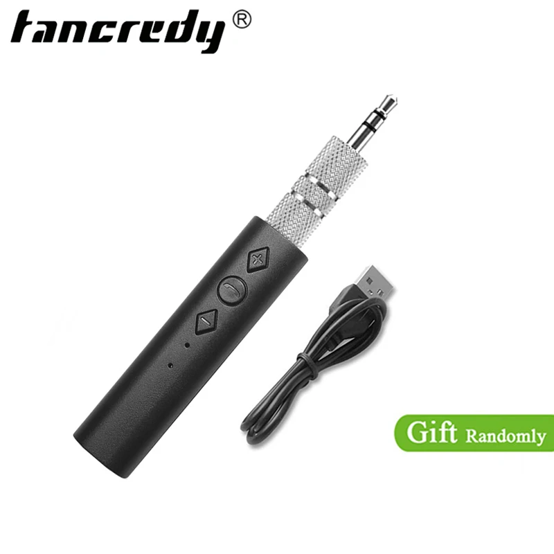 

Wireless Car Bluetooth Aux Receiver Adapter 3.5mm Jack Handsfree Car Kit Aux Bluetooth 4.2 Audio Music Receiver Free shipping