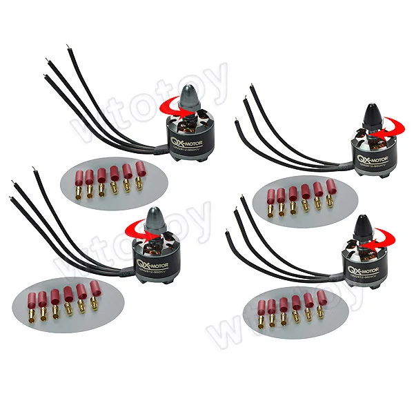 2 clockwise rotation and 2 anticlockwise rotation QM2812 980KV Brushless Motor for RCmotor for