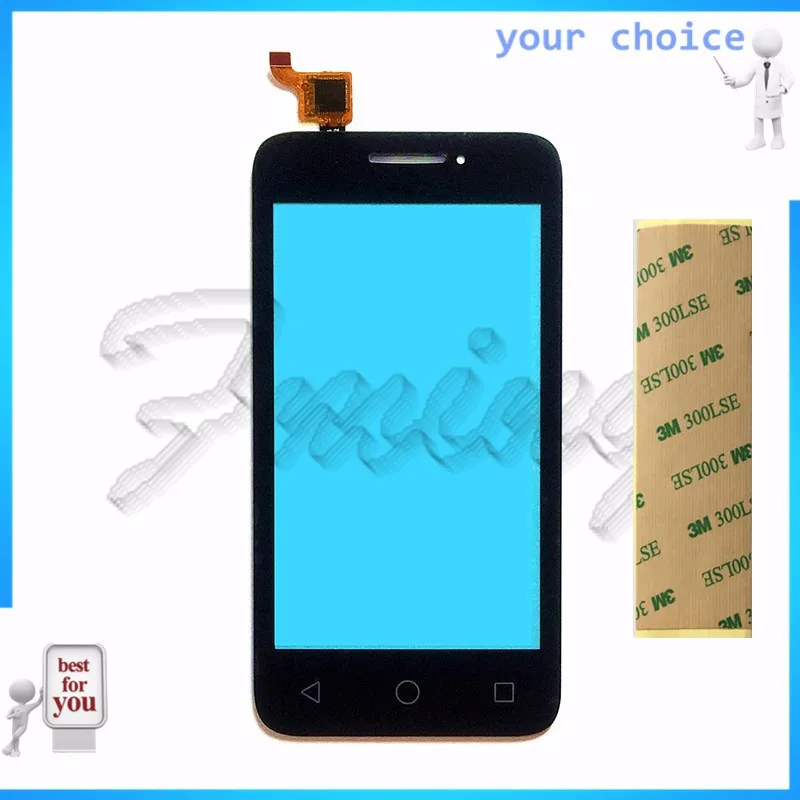 Сенсорный экран RUBINZHI для телефона сенсорный переднее стекло Alcatel One Touch Pixi 3 4013D 4013