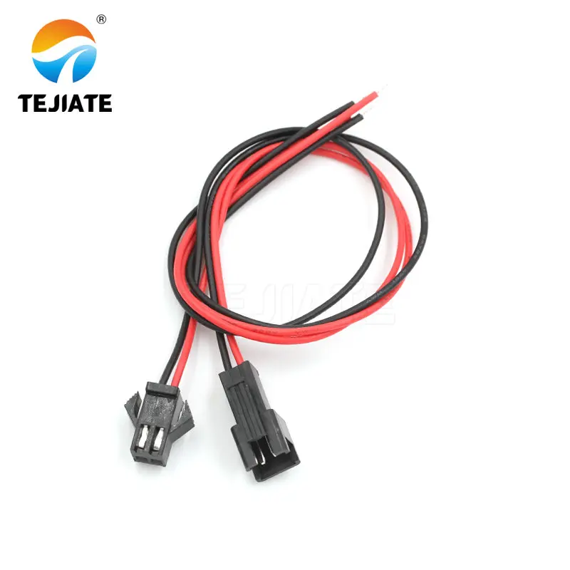 

10Pairs 20-25cm Long JST SM 2Pins Plug Male to Female Wire Connector