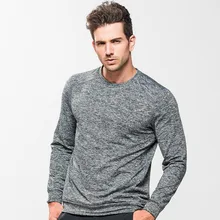 DICHSKI фитнес для мужчин с длинным рукавом для бега Спортивная футболка одежда для мужчин s термальные Бодибилдинг Спортивные Компрессионные быстросохнущие лосины рубашка