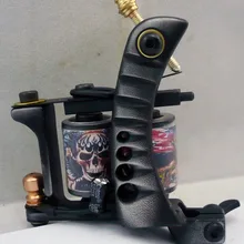 10 Шт./лот Pro Чугунного литья Татуировки 10 Обертывания катушки нержавеющей стали Татуировки Body Art Пистолет Машина Катушки LPC-ITM-7027-6F