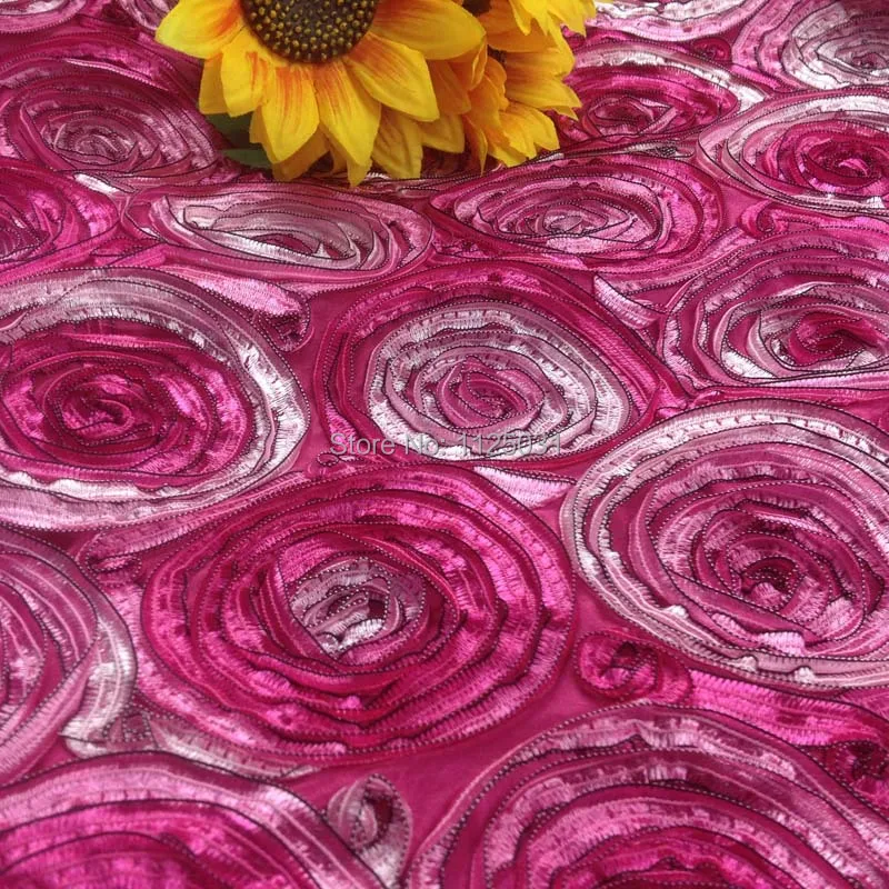 

1Yard 91*130cm,Taffeta Ribbon Circle Embroidery Fabric,Decorative Home Textile Stage Ornament Upholstery Tissue Diy Cloth