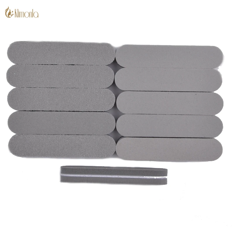 

50Pcs/Lot Mini Nail Files Buffer Gray Emery Board 100/180 Sanding Washable Durable Buffing Sandpaper Strip File Tool Manicure