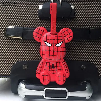

HJKL luggage creative violence bear cartoon luggage card boarding card hangtag luggage merry christmas mala walizka gift card
