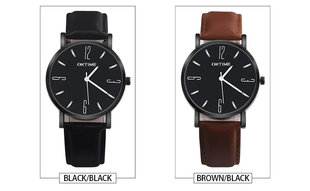 Модные пара для мужских и женских часов Ретро дизайн кожаный ремешок аналог, кварцевый сплав повседневные часы женские наручные часы Relogio
