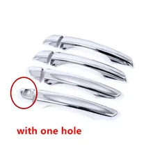 8PCS ABS Chromed Exterior Door Handle Cover Trim For Hyundai Verna Solaris Accent 2018 (for Right Hand Drive Car Only!)