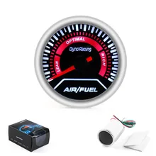 Dynoracing " 52 мм Автомобильный дымовой Тонирующий объектив воздушный датчик соотношения топлива AFR метр светодиодное освещение автомобильный измеритель TT101233