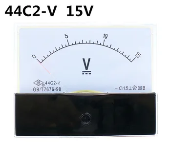 

44C2 DC 15V Voltmeter Analog Voltmeter Square DC Voltage Panel Meter