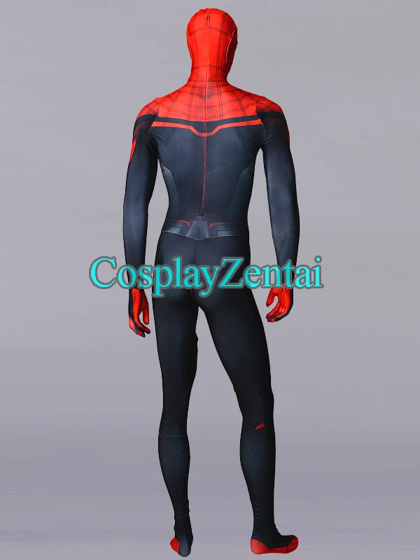 Костюм Человека-паука MCU косплей костюм на Хэллоуин 3D дизайн костюм Человека-паука с глазные линзы