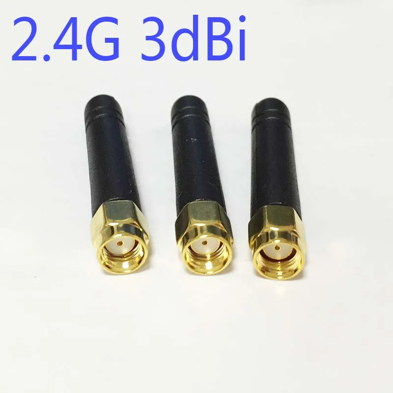 Wifi Antenna 2 4Ghz 3dbi with RP SMA connector signal booster Straight head rpsma wifi Aerial