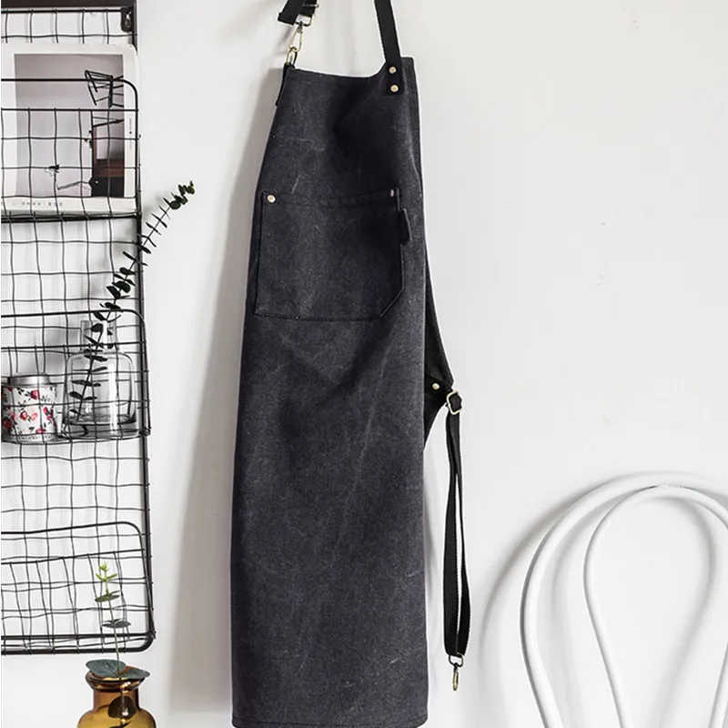 Najtaniej Myte fartuch płócienny Barista barman Baker szef kuchni z wyżywieniem we własnym zakresie jednolite kwiaciarnia Carpenter tatuaż artysta malarz ogrodnik odzież robocza