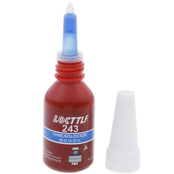 

1PC NEW Screw Glue Thread Locking Agent Anaerobic Adhesive 243 Glue 10ml Oil Resistance Fast Curing