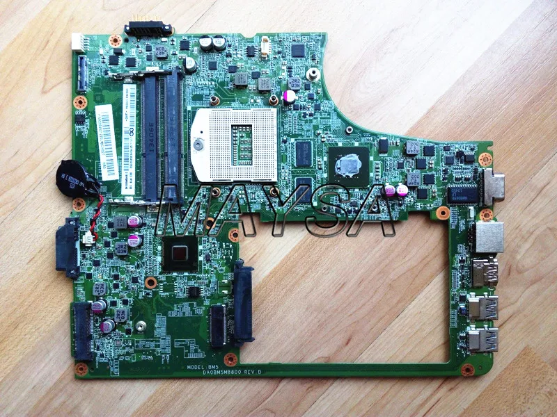 

Оригинальная материнская плата B5400 для ноутбука DDR3 PGA 947 HDMI, с видеокартой на 100% протестирована, хорошо работает