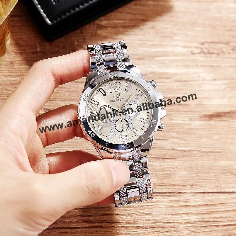 

Wholesale Men's Watches Luxury Men Quartz Watch Alloy Fashion Sport Men Business Casual Wrist Watches 7145