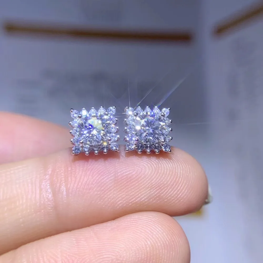 Moissanite в настоящее время самые популярные в мире ювелирные изделия 925 пробы серебра, классический дизайн, девичьи ногти, модный дизайн