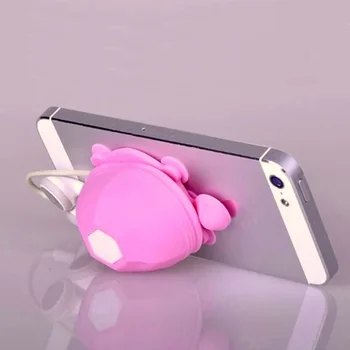 

10PCS Little Turtle Model Earphone Headphone Winder Cable Silicone Cord Holder For Iphone samsung Phone holder stand