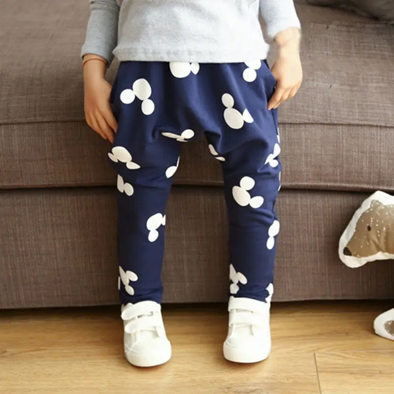 

Children's 2019 Spring and Autumn Fashion Children's Printing Pants Boys and Girls Trousers Girl Leggings Children