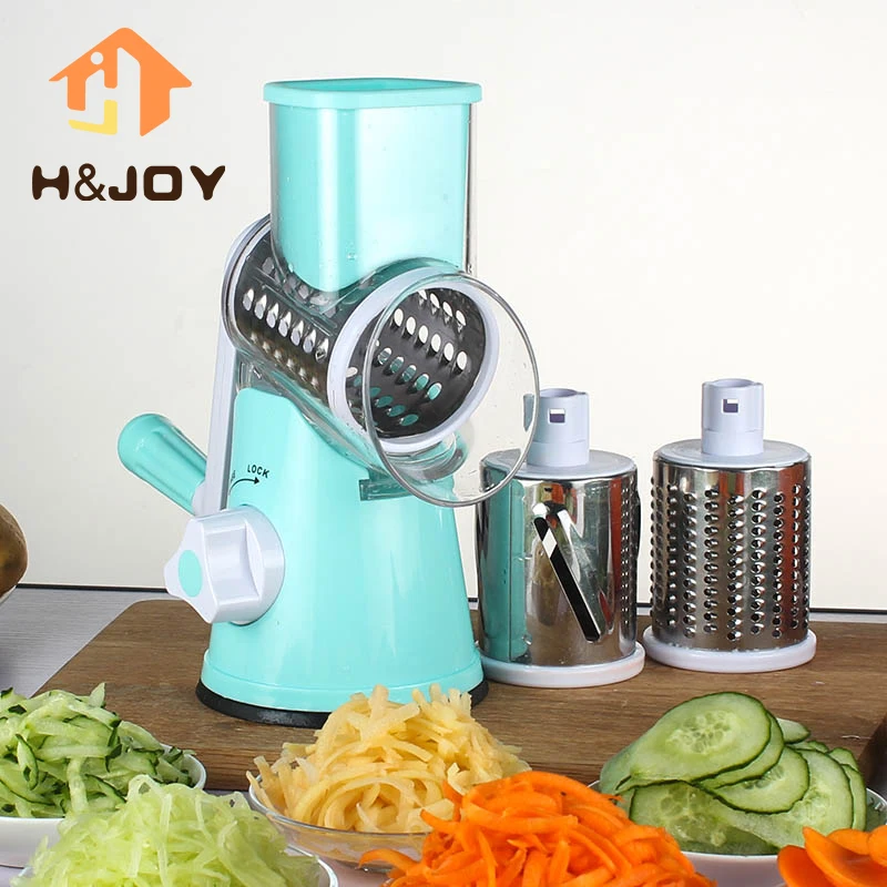 Multi-functional Manual Slicers Vegetable Spiral Chopper Mandoline Cheese Grater