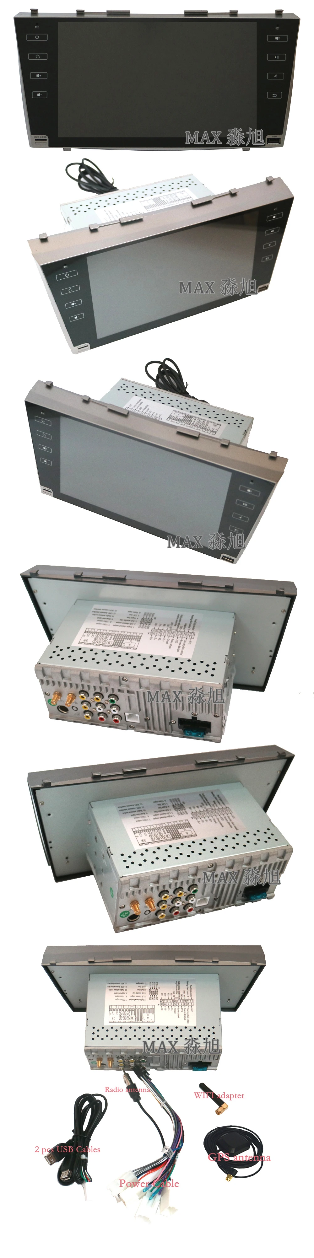 Discount MAX Android 8.1.0 Car DVD Player for Toyota Camry 40 2006 2007 2008 2009 2010 2011 GPS Navigation System Car Radio 4G WiFi SWC 13