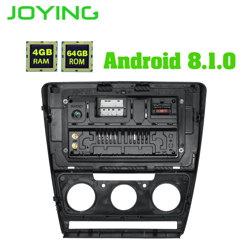 Perfect 10.1"IPS 4GB+64GB Android 8.1.0 Car Radio Audio Stereo Head Unit For Volkswagen Skoda Octavia 2007-2014 GPS Multimedia Player 4