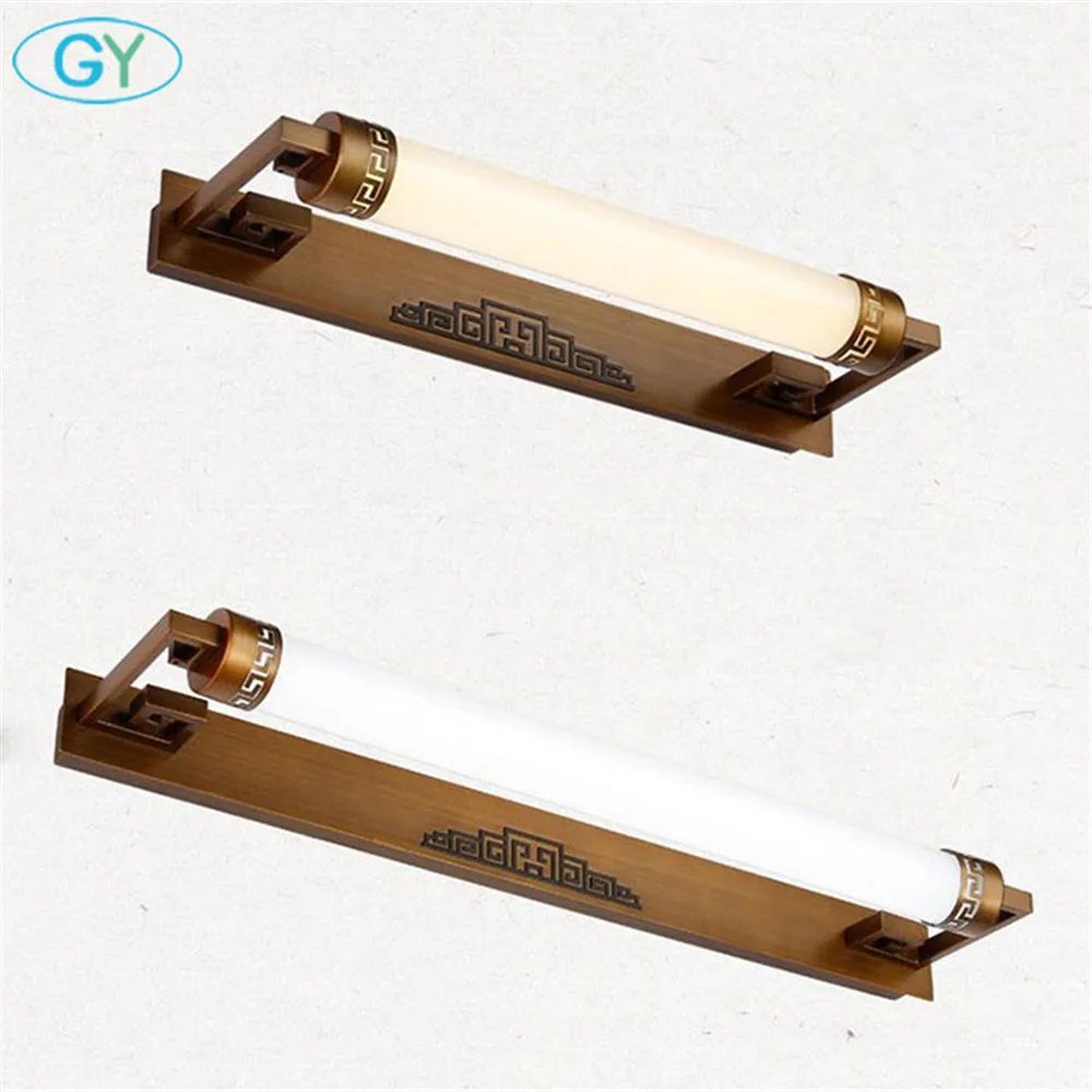 الصينية نمط مرآة ضوء led مصباح ليد للمرآة الجدار مصباح الماكياج الحمام الغرور الإضاءة إضاءة داخلية تركيبات إضاءة الخزانات