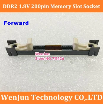 

new DDR2 1.8V 200Pin 200P memory slot socket 200PIN Forward ---2pcs/lot
