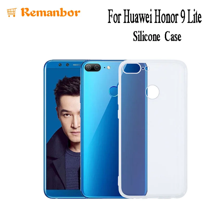 Remanbor For Huawei Honor 9 Lite Transparent Silicone Case 5.65&quot Soft Back TPU Cover Replacement Enjoy 7S Phone |