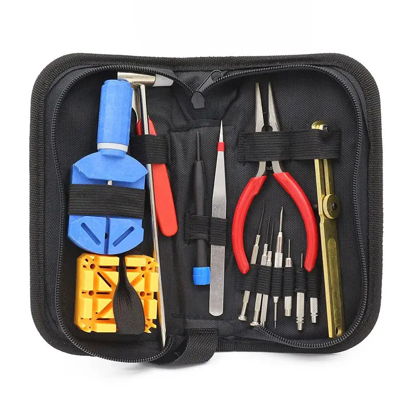 

15Pcs/Set Watch Repair Tool Kit Watch DIY Kit Case Opener Remover Screwdriver Multi-function Watch Reapiring Tool Set