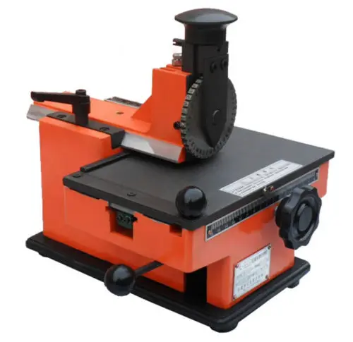 

New Semi-Automatic Nameplate Metal Label Stamping Printer Marking Machine with 1PCS 4mm Font