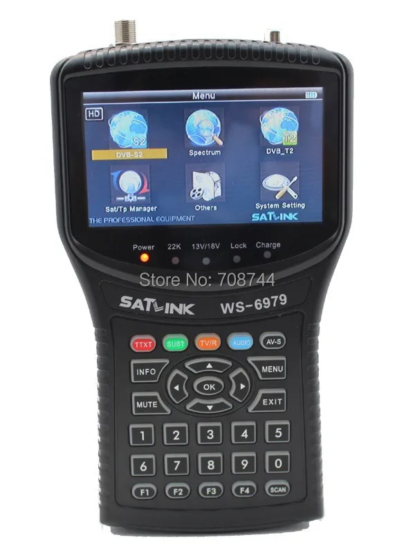 Спутниковый анализатор спектра Satlink стандарта WS6979|spectrum analyzer|analyzer spectrumdigital spectrum