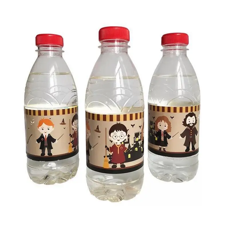 

harry potter cartoon bottle label for theme party for chlidren