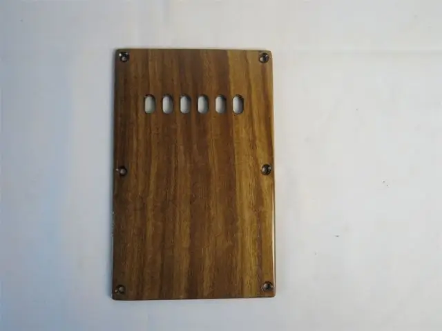 Cavity Cover Back Platewood of Chinese scholartree Fits Guitar Style2 #2982 | Спорт и развлечения