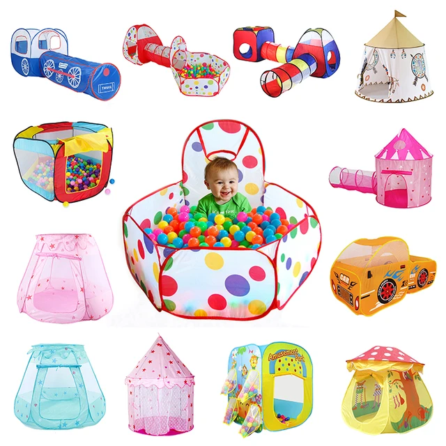 36 Styles Portable Baby Playpen Children Ball Pit with Basketball Hoop Kids Dry Ball Pool Folding Indoor Outdoor Game tent Toys 1
