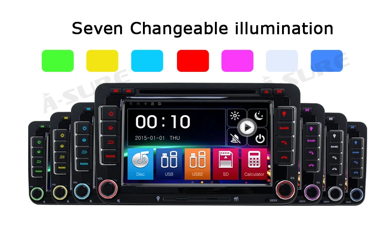 Cheap A-Sure 2 Din 7