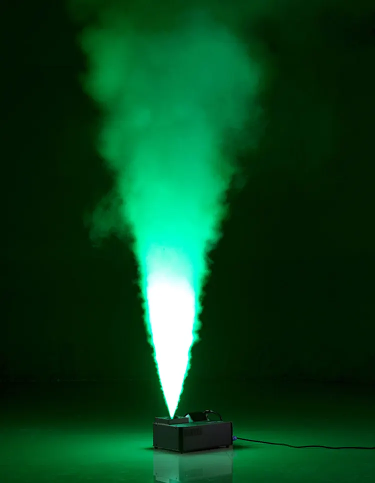 Новое поступление 1500 Вт DMX светодиодный туман машина Pyro Вертикальная дымовая 24x9W