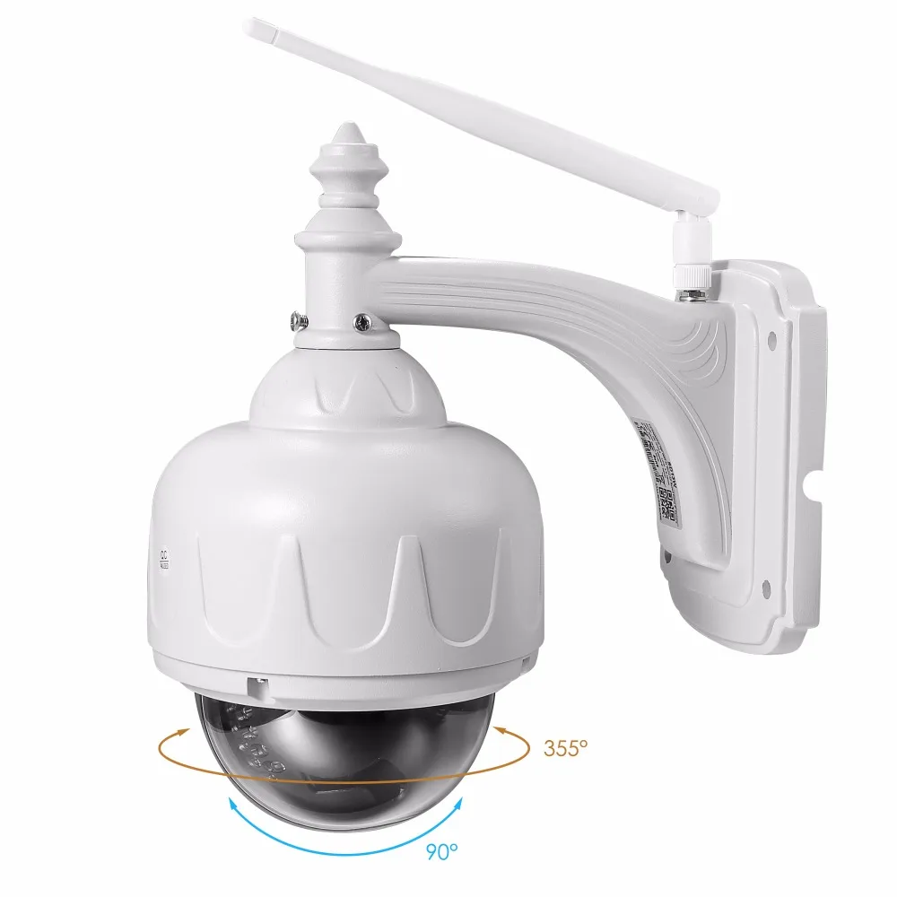 2MP Onvif Беспроводной ip-камеры 5X автоматического зума HD wifi IP камеры PTZ plug and play 1080 P CCTV |