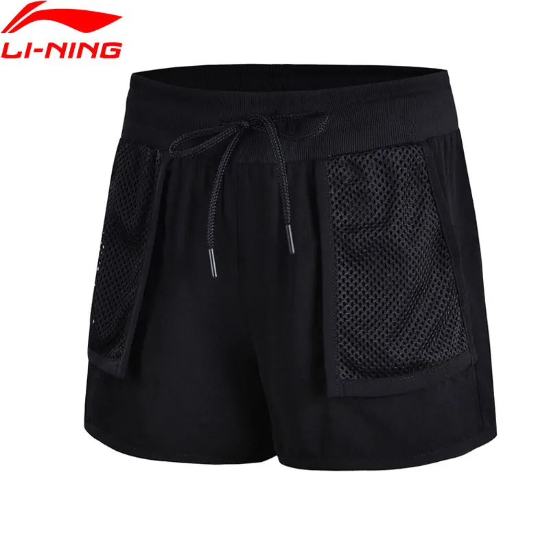 

Li-Ning Women's The Trend Shorts Regular Fit 100% Polyester Breathable Comfort LiNing Sport Shorts AKSN068 WKD576