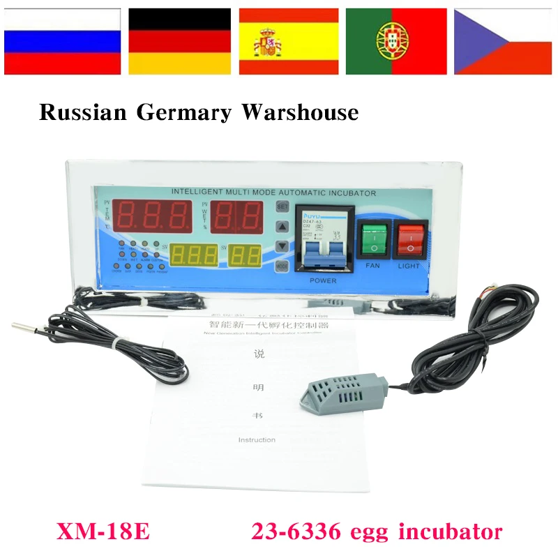 

full automatic egg incubator temperature humidity controller egg incubator digital controller for sale XM-18E