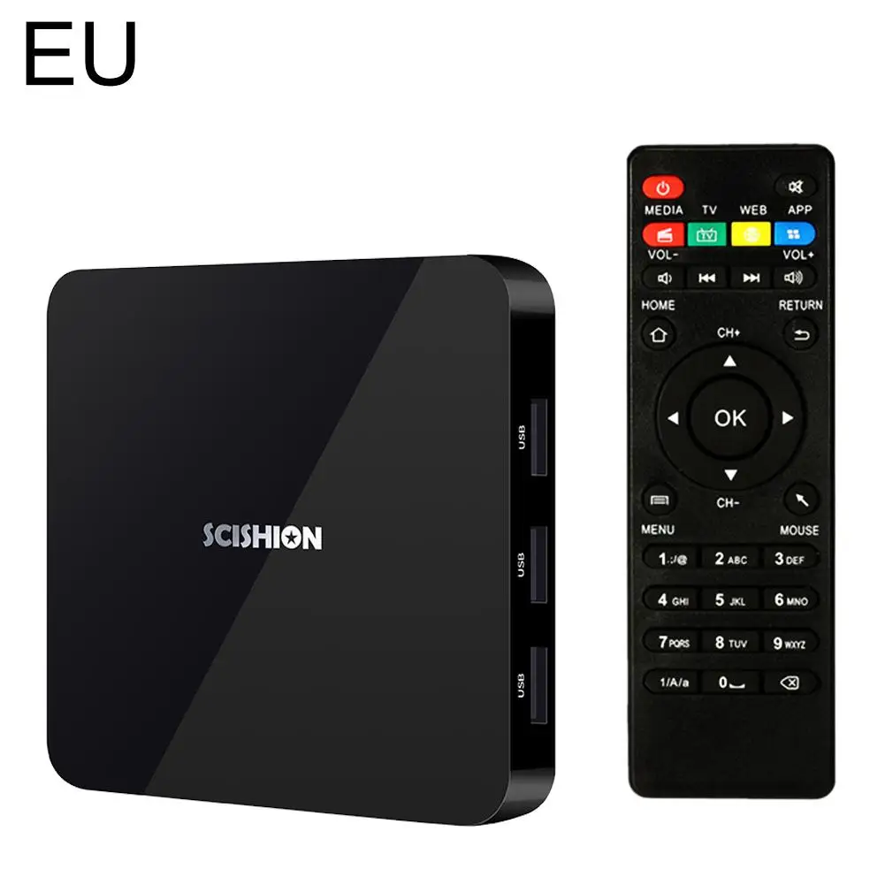 

4GB DDR RAM + 32GB ROM BT4.0 TV Box Multimedia Player for Android 9.0 RK3328 NEW